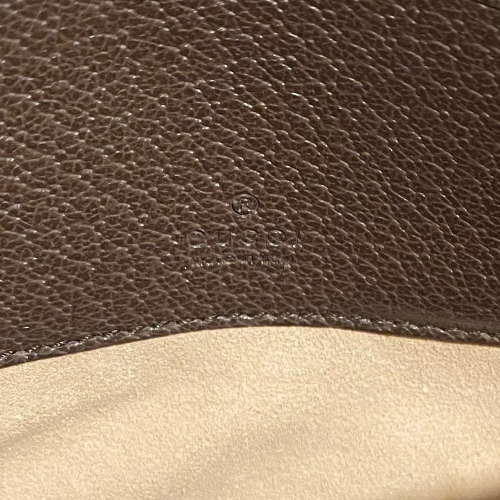 NEW!✨GUCCI✨GG GUCCISSIMA SUPREME & LEATHER ROUND BACKPACK SHOULDER CROSSBODY BAG - Picture 12 of 15